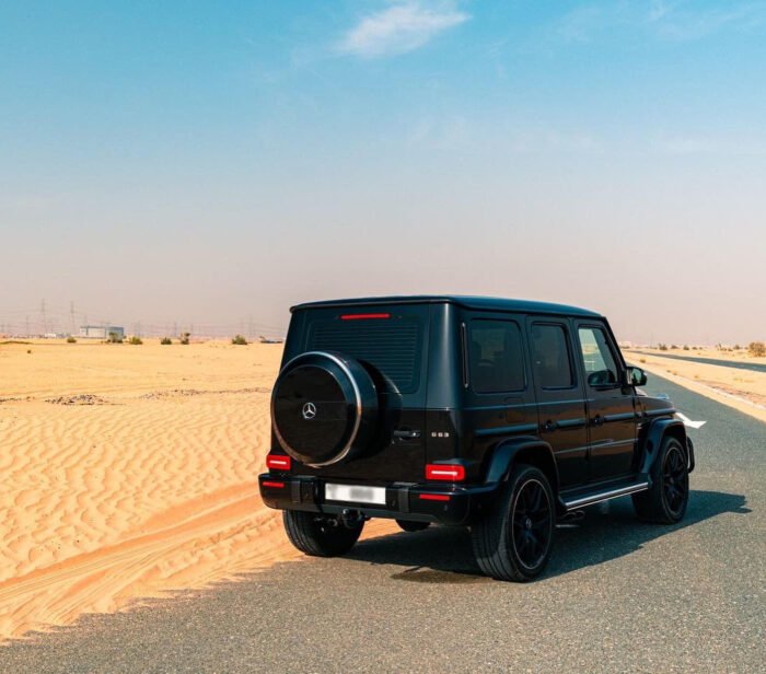 Mercedes G63 2021 Model Back View